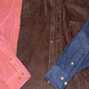Urban Renewal Colorblock Corduroy Button-Up Shirt